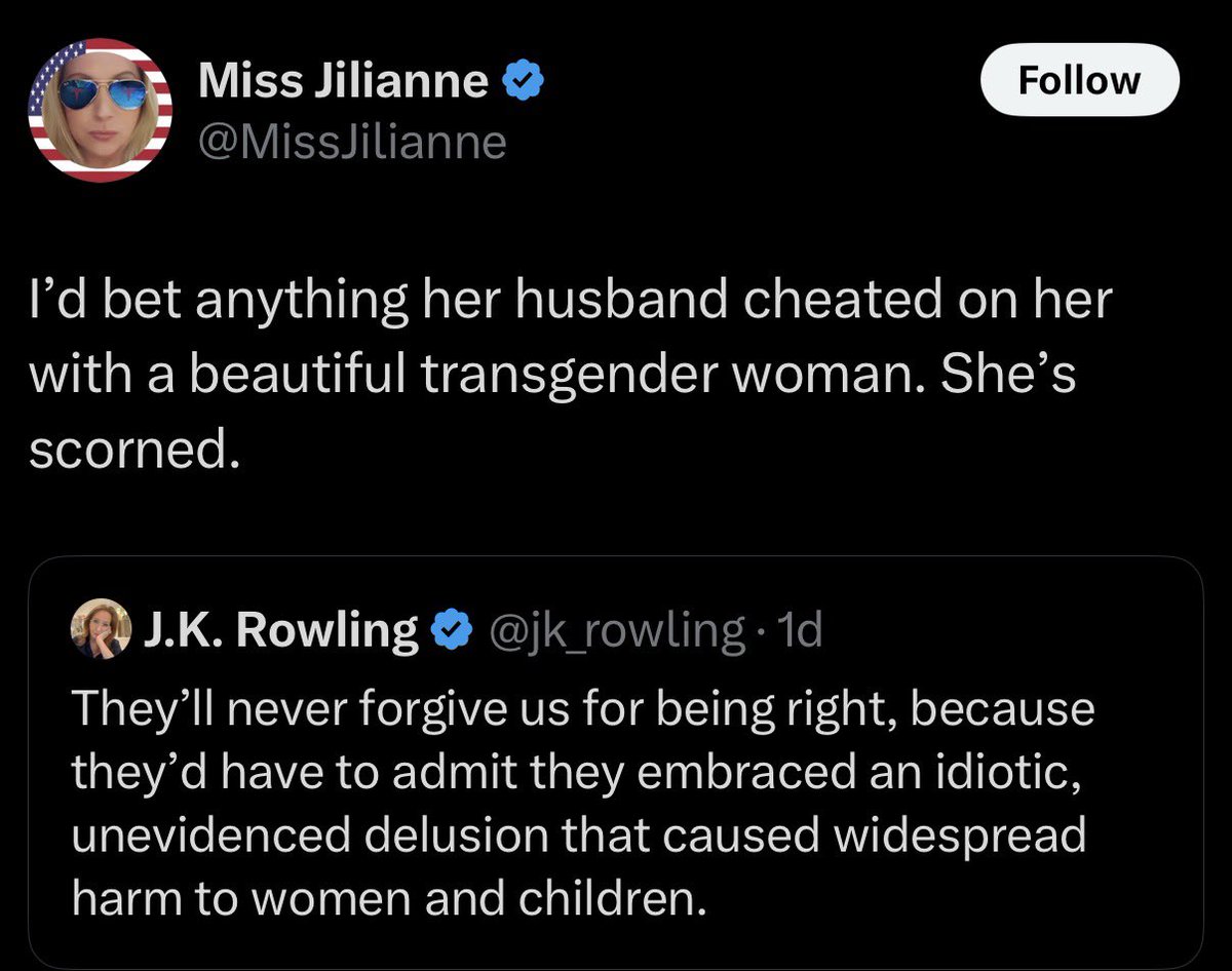 jk_rowling's tweet photo. My husband, a doctor, assures me that his daily visits to @damekatydenise_ are merely to administer her Ozempic injections (she has a phobia of small pricks.) Bet you weren’t expecting that heart-warming story. https://t.co/CZvYqjgtMs