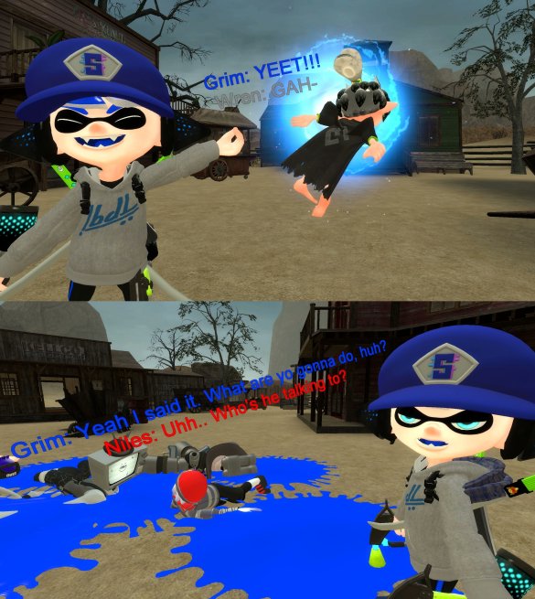 NSSGrimverse's tweet photo. #Splatoon #SMG4 #SplatoonAU #smg4au #SMG4Grimverse 

How They Got There. (Part 4) https://t.co/dKOQ8pQRow