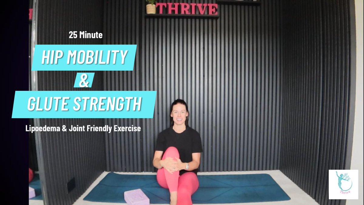 DonnaPavitt's tweet photo. A gentle hip opening &amp; low impact strength session is now available for Free in the Thrive Lipoedema Studio 🙂 #Lipoedema &amp; Joint Friendly Mat Pilates Flow
https://t.co/MOdxUjdJhB https://t.co/V2BM3yQigU