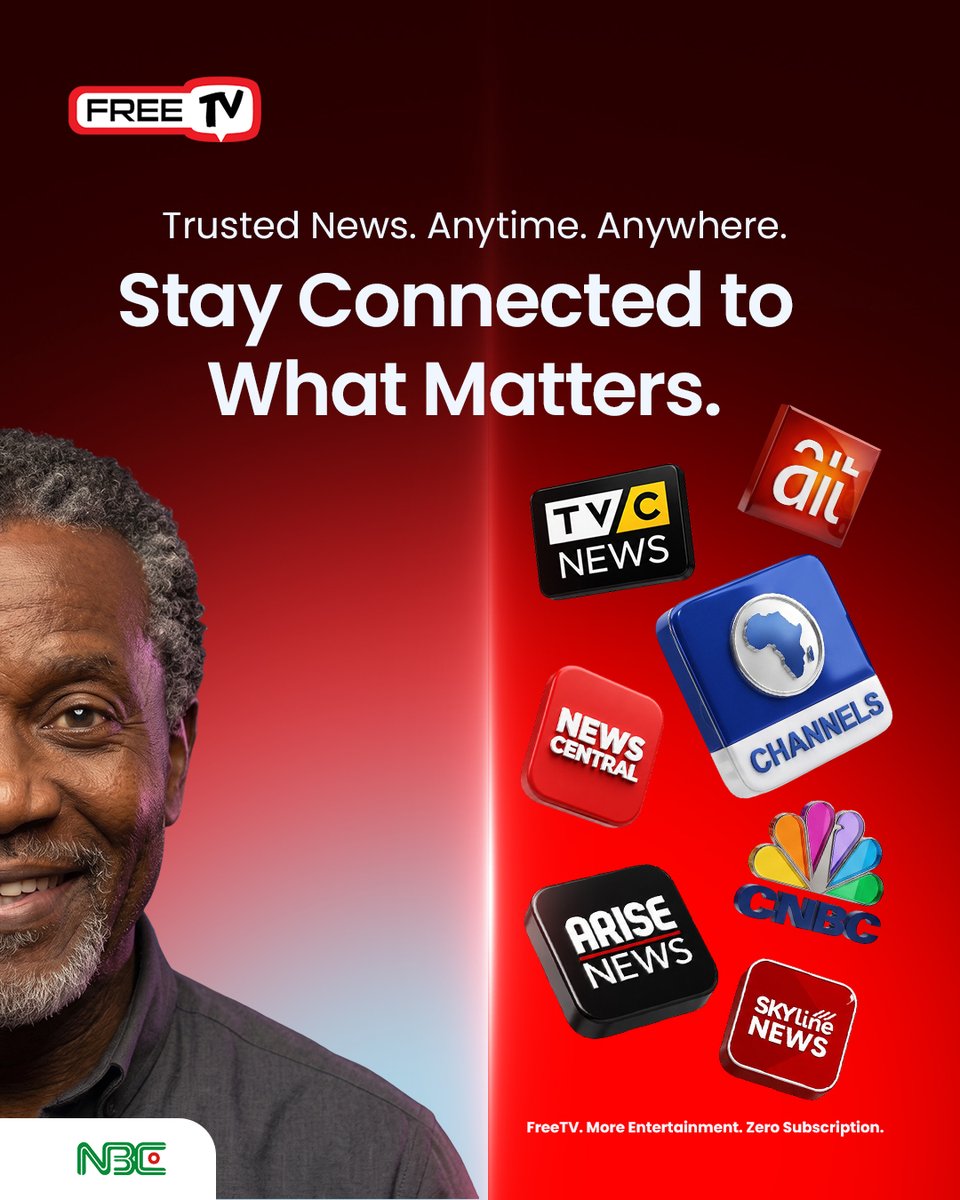 FreeTVNg's tweet photo. ... monthly cost: Live Sports: Every goal, match, and historic sporting moment.
Trusted News: Real-time updates from premium national networks.
Authentic Stories: The finest in Nollywood series, lifestyle, and African storytelling. https://t.co/c9CpGZ7SKY
