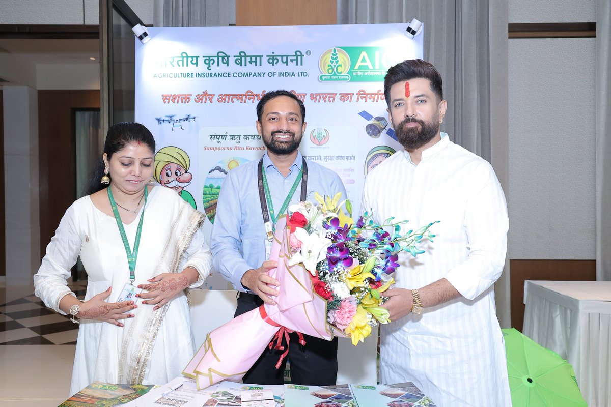 iChiragPaswan's tweet photo. आज 17वें Agriculture Leadership Summit & Awards 2026 में मुख्य अतिथि के रूप में सम्मिलित होकर कृषि, खाद्य प्रसंस्करण, नवाचार एवं किसानों की आय बढ़ाने में Value Addition की भूमिका पर अपने विचार साझा किए।

हमारा संकल्प है कि भारत केवल Food Producer ही नहीं, बल्कि Value-Added Food Products के क्षेत्र में भी विश्व का अग्रणी देश बने। किसानों की समृद्धि, तकनीकी नवाचार और गुणवत्ता आधारित कृषि ही विकसित भारत की मजबूत नींव हैं।

सभी पुरस्कार विजेताओं को हार्दिक बधाई एवं शुभकामनाएँ।