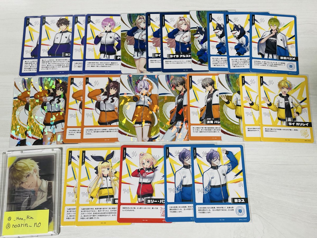 noarin_no's tweet photo. 【交換・譲渡・買取】にじさんじ NIJISANJI EN チェキ 缶バッジ にじフェス 3SKM ウエハース ノスタルジア アニカフェ　アニメインパルス　特典

【譲】画像1〜6

【求】https://t.co/pKl9vvPjZE /80〜定価＋送料

・郵送のみ(2〜)
・リトリン必読
・一部抱き合わせあり
お気軽にお声掛けください https://t.co/HUFeL4Wk8N