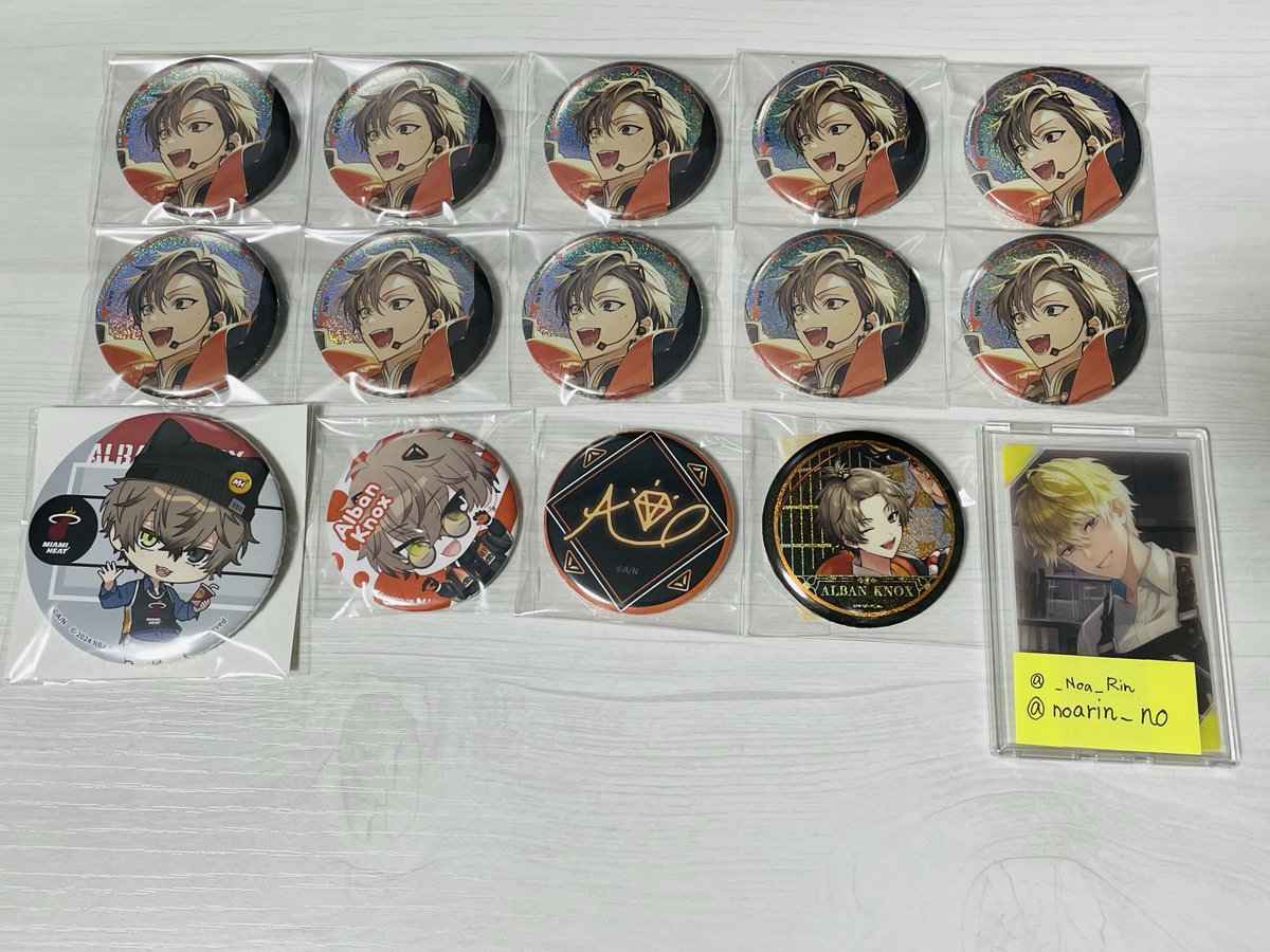 noarin_no's tweet photo. 【交換・譲渡・買取】にじさんじ NIJISANJI EN チェキ 缶バッジ にじフェス 3SKM ウエハース ノスタルジア アニカフェ　アニメインパルス　特典

【譲】画像1〜6

【求】https://t.co/pKl9vvPjZE /80〜定価＋送料

・郵送のみ(2〜)
・リトリン必読
・一部抱き合わせあり
お気軽にお声掛けください https://t.co/HUFeL4Wk8N