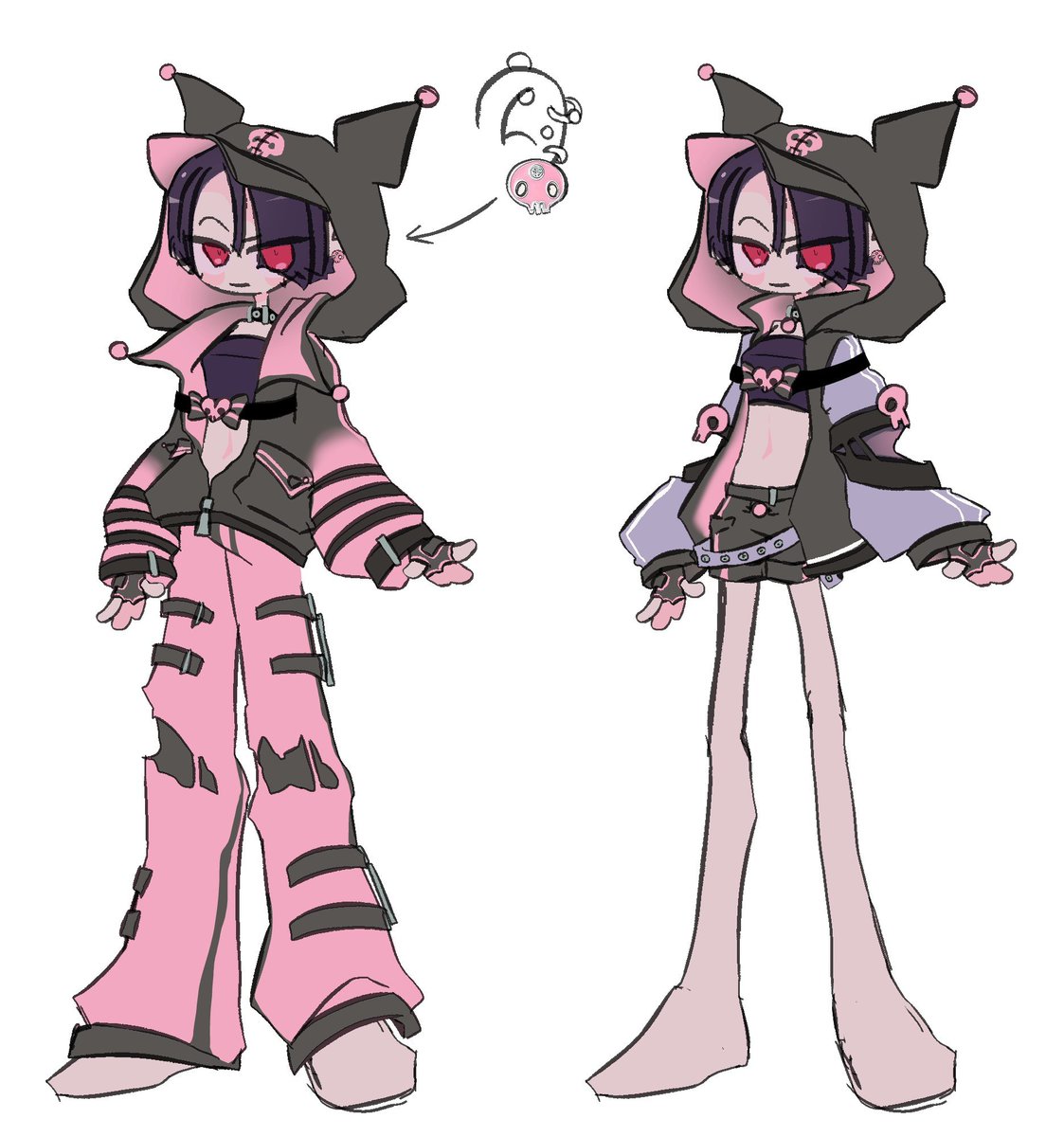 RatJay_'s tweet photo. Kotoko wear Kuromi
#milgram #ミルグラム #sanrio #Kuromi https://t.co/vMFT9UmKFR