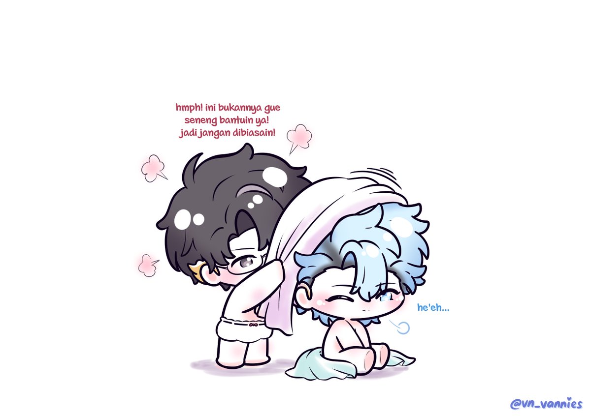 vn_vannies's tweet photo. makasih udah dibantuin, bareng lagi mereka sekarang :>

biar gak enter wind, keringin badan duluu
(tsundere bgt si yuyuna)

#nakulukis // #1day1nkl https://t.co/l0iHVVGhzs