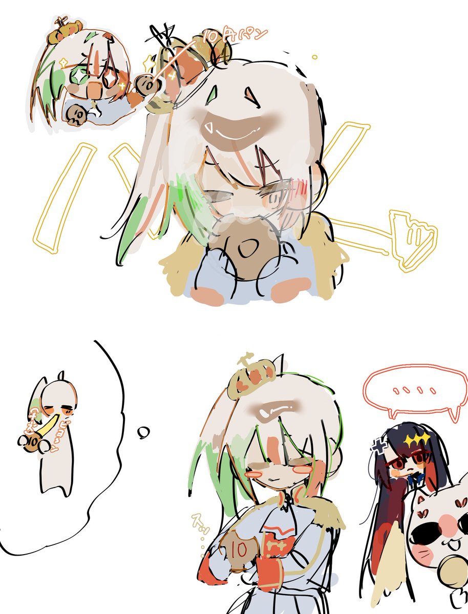 azarasi5653's tweet photo. #国旗娘
10円パンのやつ https://t.co/RhPejVzUPG