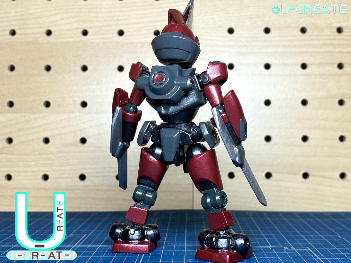 U__CREATE's tweet photo. LBX コナタ
近接格闘特化型小型LBX。
ケルンの設計をベースに換装システムを廃し、キザンの運用データを反映し開発した機体。
小型軽量の体格を活かし、小回りを効かせた身のこなしや低身長を活かした死角からの奇襲を得意とする。
#U_CREATE
#LBX https://t.co/ELtdqtMMyC