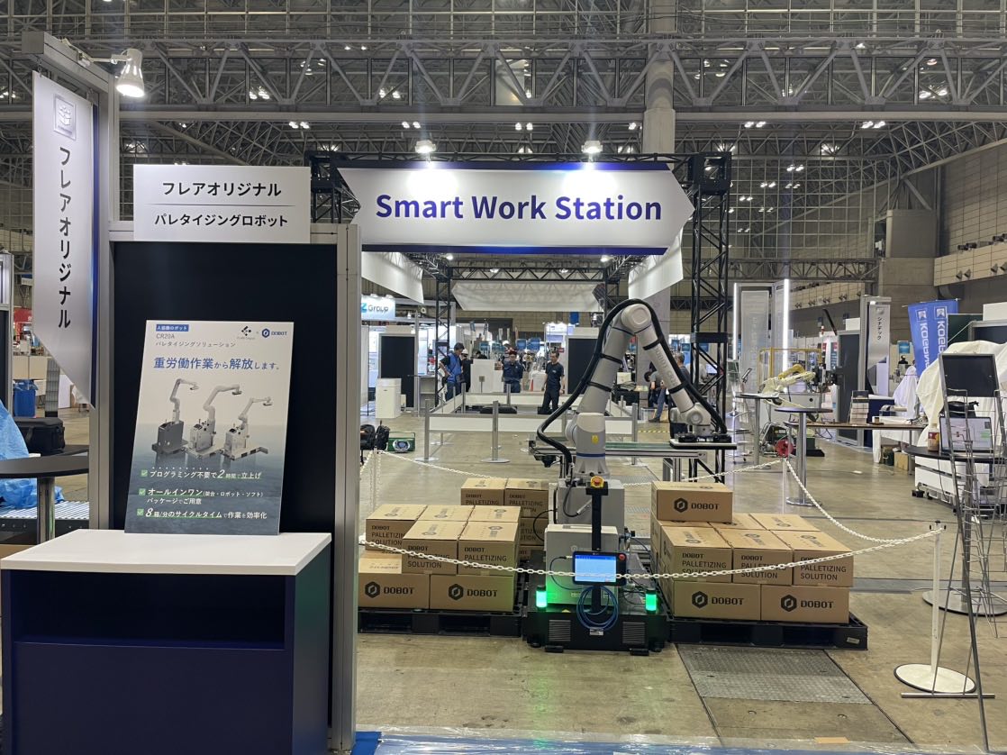 DobotJapan's tweet photo. 「DOBOT 出展情報」
📍関東グランドフェア2026
DOBOT製品は、株式会社フレアオリジナル様のブースにて展示されています。
✔ CR20A（パレタイジングデモ）
📅7月9日(木)～10日(金)
📍幕張メッセ
事前登録はこちら：
https://t.co/8eKfzugx0G
#自動化　＃協働ロボット　＃ヒューマノイド https://t.co/KgLj5ACjim