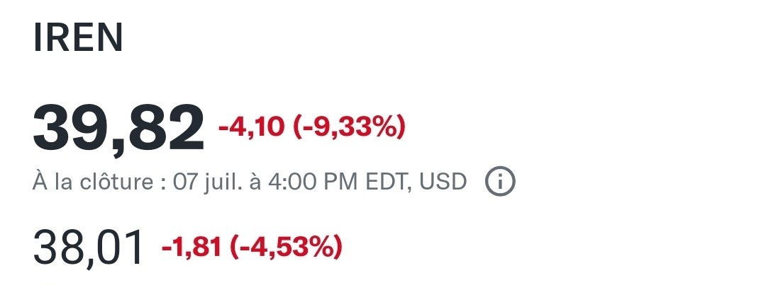 Sammy_Geneva's tweet photo. The market is moving in the direction I expected. Slowly but surely $IREN $CIFR https://t.co/3JGMEIxq7t