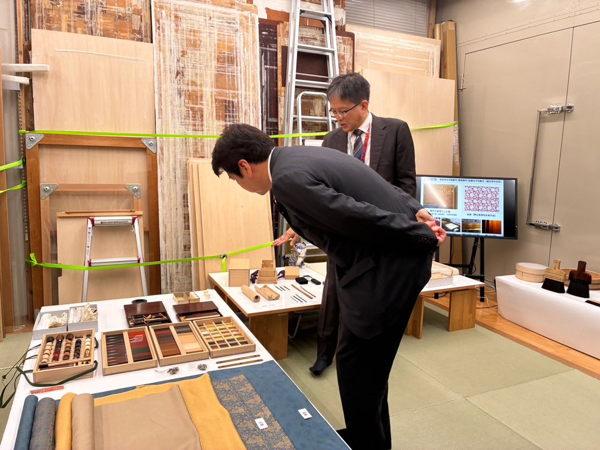 mextjapan's tweet photo. 🆕松本大臣は京都国際マンガミュージアム、京都国立博物館、仁和寺、文化庁京都庁舎を訪れました。（7/3.4）
https://t.co/CJMHSBBN3M

#文部科学省　#今日の出来事 https://t.co/Ik4ANnAZrj