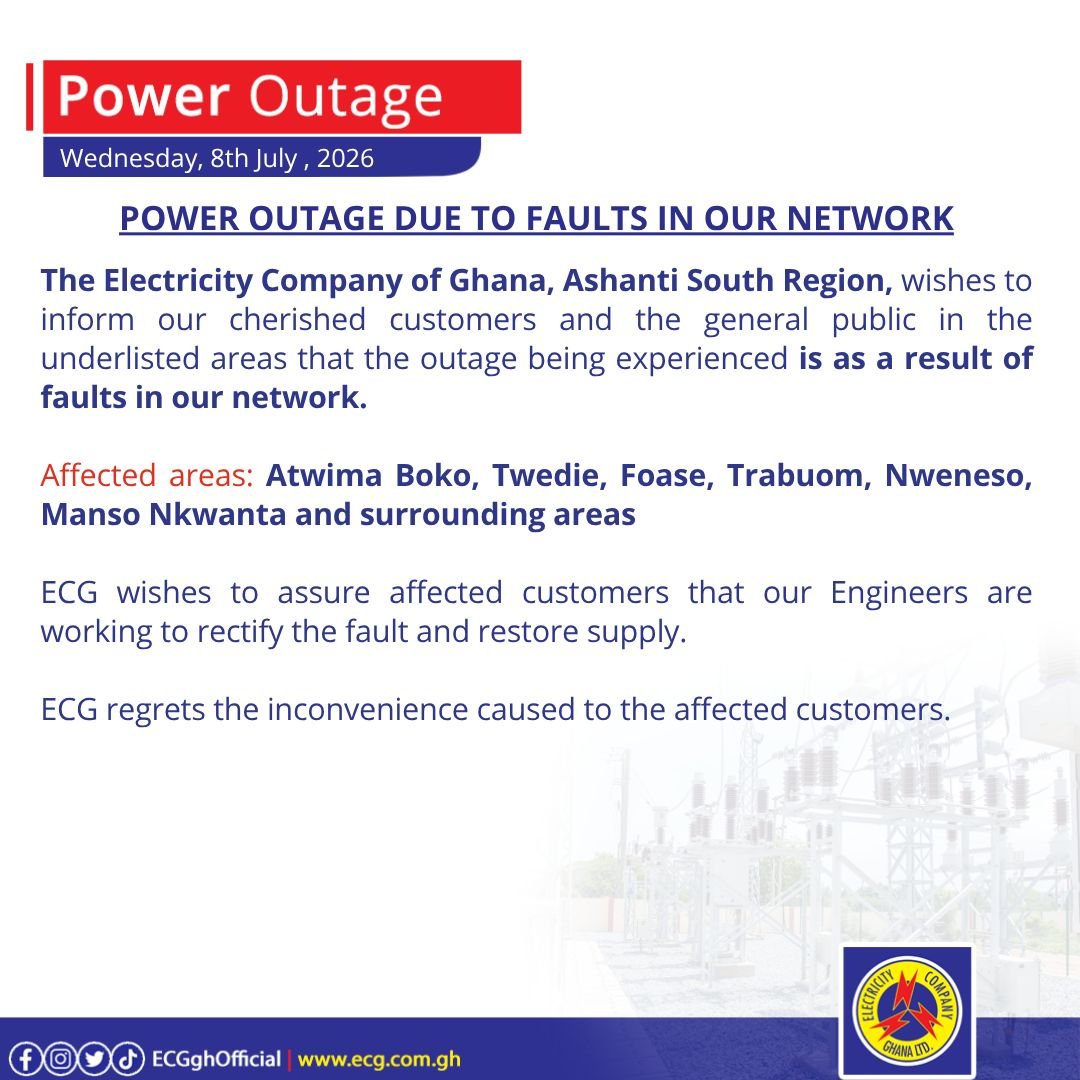 Electricity Company of Ghana Ltd tweet media