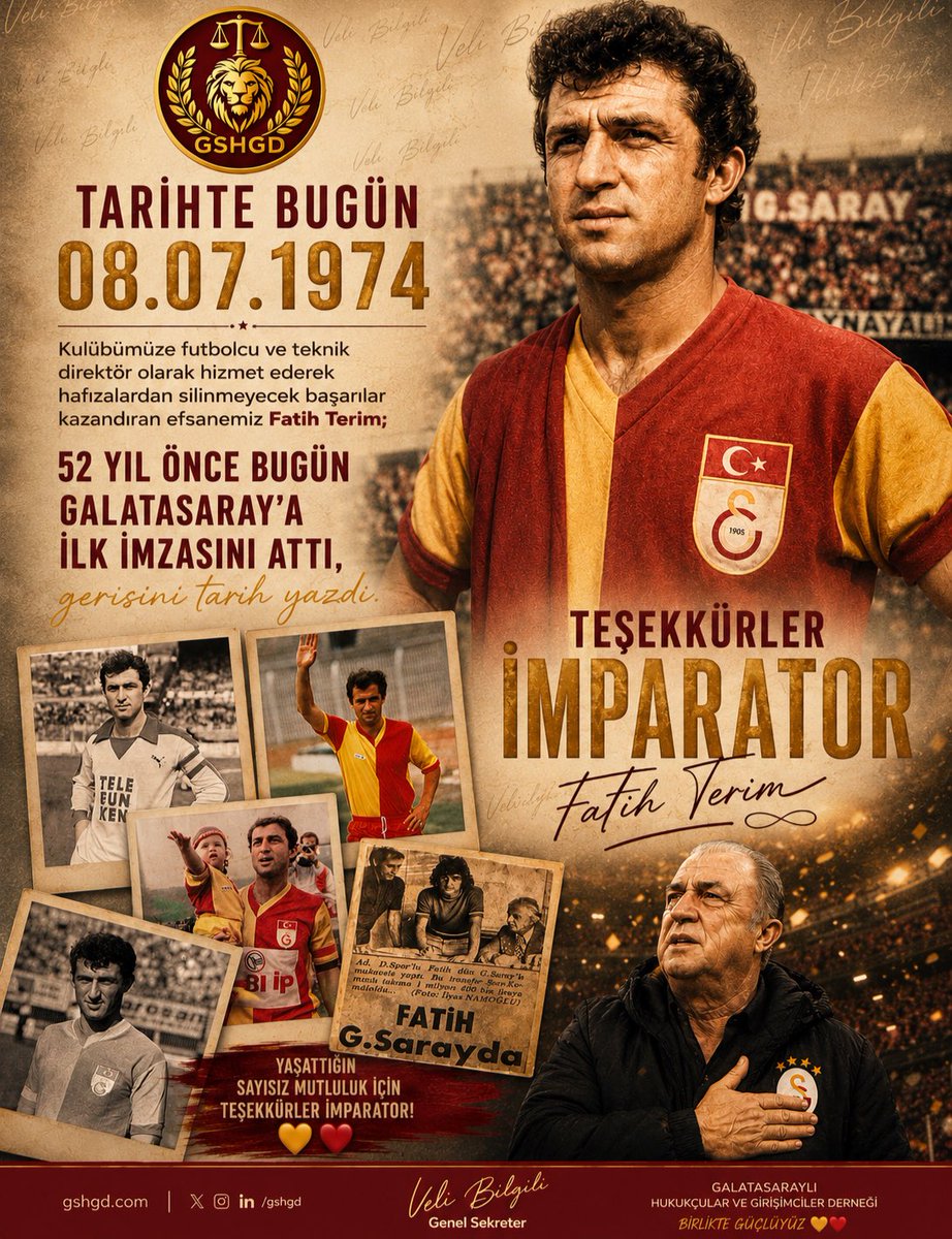 gshukukcularder's tweet photo. Bir imza… Bir ömürlük efsane…
Teşekkürler İmparator! 
             💛❤️

𝓥𝓮𝓵𝓲 𝓑𝓲𝓵𝓰𝓲𝓵𝓲
GSHGD Genel Sekreteri https://t.co/mro19srAJr