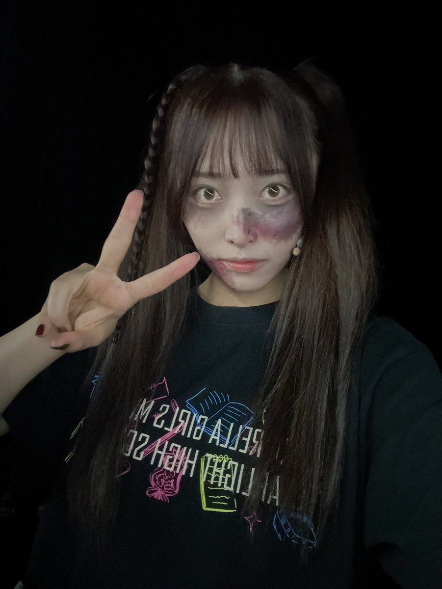 airi_airin_airi's tweet photo. #デレミュオブザデッド_観劇レポート 

ゾンビになるまで…

・楽屋到着
・メイク終わり
・ヘア終わり
・完成🧟‍♀️ https://t.co/8bSeSH4jzI