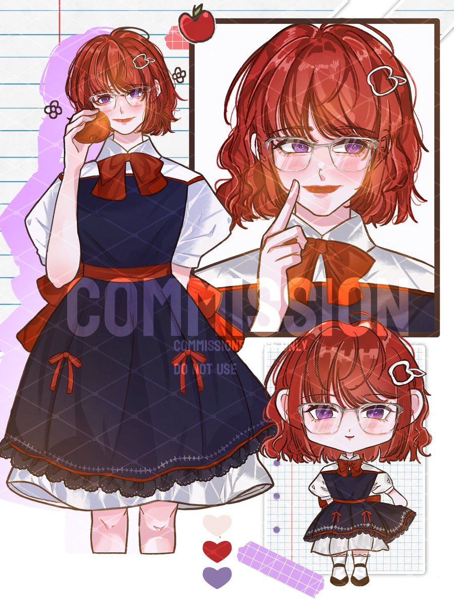 iluvouy's tweet photo. Commission result!
Thank you for commissioning me 🍎✨✨

#art #commissionㅤ https://t.co/VoIiroX5br