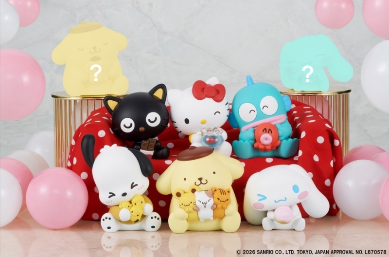 sanrio_oshikatu's tweet photo. ＼⚠️新商品【予告】📣🆕／
PERIHAPI！（ペリハピ）シリーズ「PERIHAPI! 肩ズンHug. Hello Kitty and Friends PART.2」2026年12月発売予定🥹🩷

お友だちやお気に入りのアイテムをぎゅっとハグしている姿が尊すぎる…😭
ウインク、ニコニコ笑顔など表情もたまらない🥹🩷
シークレットは2種あるけど…シルエットめちゃくちゃ見覚えあるな🤣
また発売日が近くなったらお知らせするね📣

🔗楽天：https://t.co/l7IHbuCtoE
🔗アニメイトオンライン（公式）：https://t.co/DN8p6GnA0i

📅発売時期：2026年12月 発売予定
🛒購入：日本国内のホビーショップ、ファンシーショップ、ネットショップ他
👛価格(税込)：1,870円（税込）※ブラインドパッケージ
📝種類数：全8種(うちシークレット2種)

#サンリオキャラクターズ #ペリハピ #肩ズンHug #pr