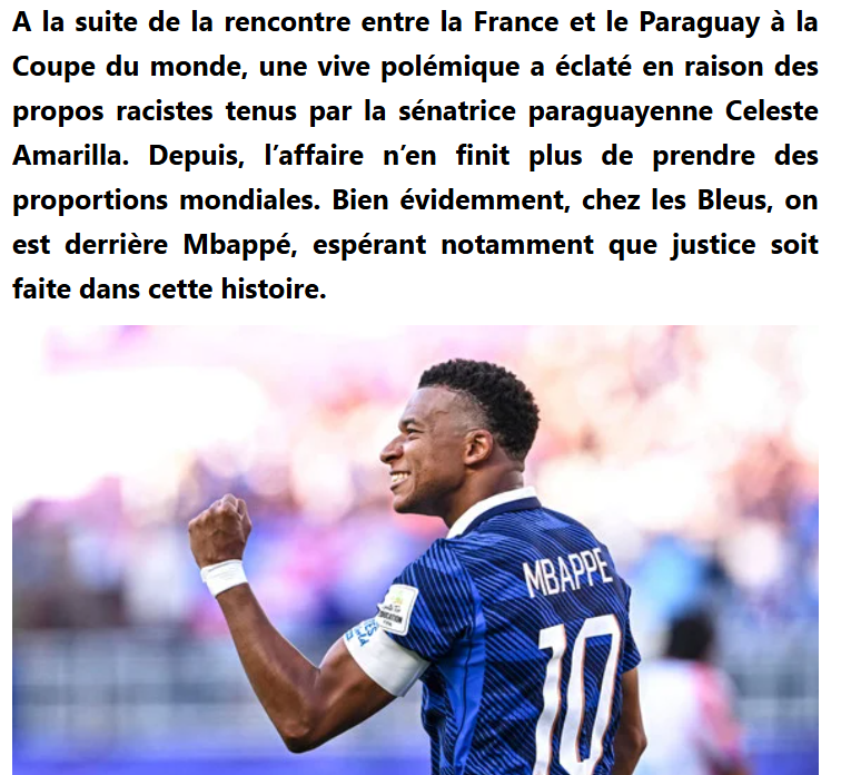 _LICRA_'s tweet photo. Attaquer Kylian Mbappé en raison de ses origines, c’est attaquer les valeurs d’égalité, de respect et de fraternité que le sport doit incarner. 

La LICRA lui exprime son entière solidarité et condamne avec la plus grande fermeté les propos racistes dont il a été la cible.

Partenaire de la Fédération Française de Football, la LICRA est engagée toute l’année aux côtés des clubs, des éducateurs et des licenciés pour prévenir et combattre le racisme, l’antisémitisme et toutes les formes de discrimination dans le sport.

Face à la haine, notre réponse doit être collective, ferme et sans ambiguïté. Le racisme n’est pas une opinion. C’est un délit.

Source : @le10sport

#StopRacisme #FFF #LICRA #EquipeDeFrance #mpappe