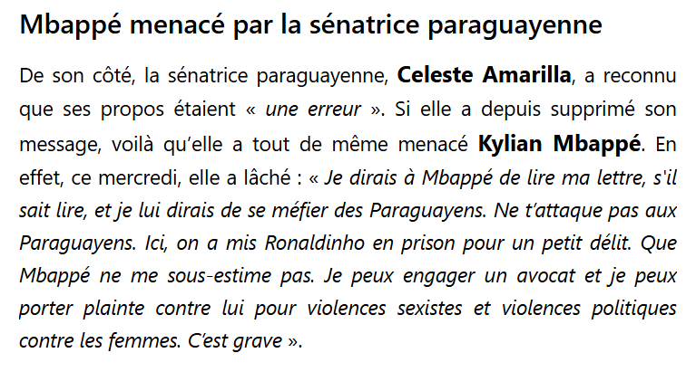 _LICRA_'s tweet photo. Attaquer Kylian Mbappé en raison de ses origines, c’est attaquer les valeurs d’égalité, de respect et de fraternité que le sport doit incarner. 

La LICRA lui exprime son entière solidarité et condamne avec la plus grande fermeté les propos racistes dont il a été la cible.

Partenaire de la Fédération Française de Football, la LICRA est engagée toute l’année aux côtés des clubs, des éducateurs et des licenciés pour prévenir et combattre le racisme, l’antisémitisme et toutes les formes de discrimination dans le sport.

Face à la haine, notre réponse doit être collective, ferme et sans ambiguïté. Le racisme n’est pas une opinion. C’est un délit.

Source : @le10sport

#StopRacisme #FFF #LICRA #EquipeDeFrance #mpappe