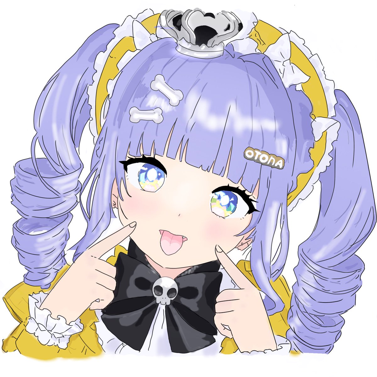 momokatti_'s tweet photo. べーってしてるやーの！！
個人的好きなお衣装＆髪型でかいたにょ
おめめほんとにむずい(T^T)

 #くろむアーツ https://t.co/7v3tYXFdJf
