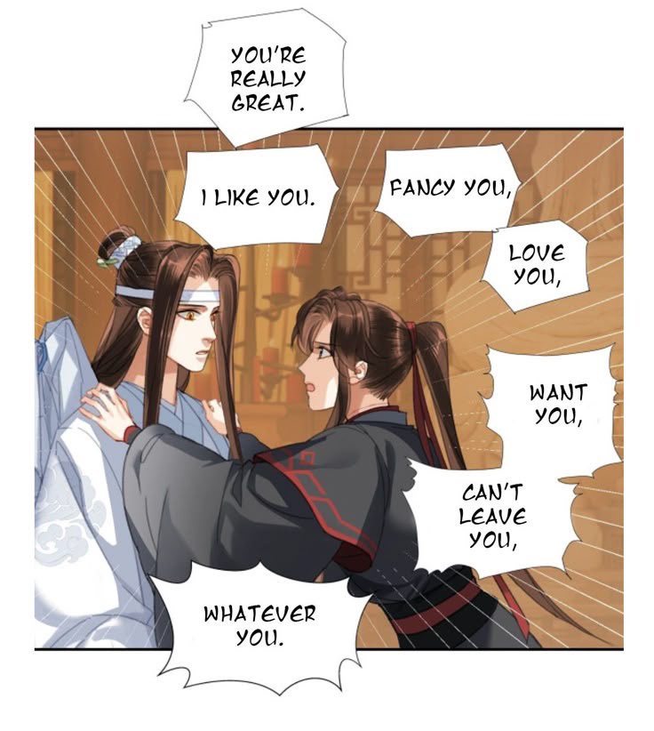 Elizabethswwann's tweet photo. I will never shut up about this mdzs moment. https://t.co/vHRAQHQUec
