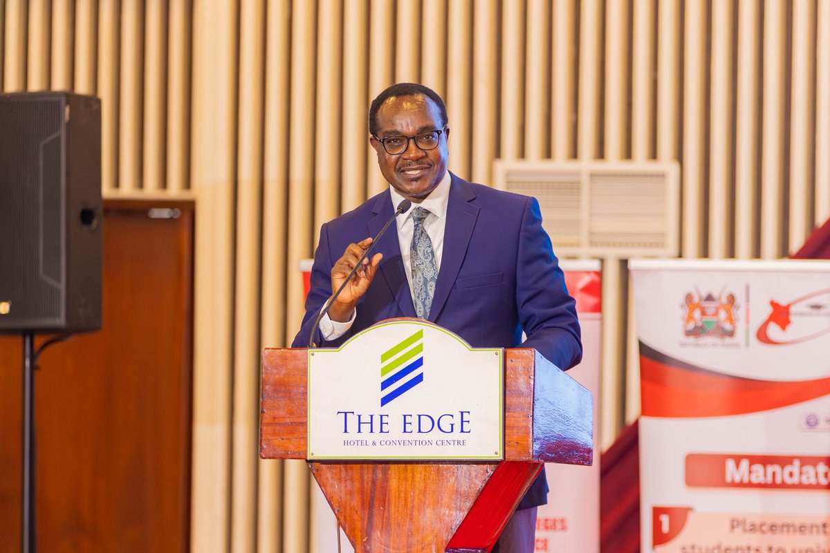 KUCCPS_Official's tweet photo. Education Cabinet Secretary Hon. Julius Migos Ogamba: I am pleased to announce that the Kenya Universities and Colleges Central Placement Service has completed the 2026/2027 Placement Cycle of students to universities and colleges.

Since 2014 when we began centralized placement under the Kenya Universities and Colleges Central Placement Service, there has been significant growth and advancement in the placement sphere.

To illustrate the growth, during its first ever placement in June 2014, KUCCPS placed only 72,338 students to universities and colleges, compared to 293,869 students who are being placed today.