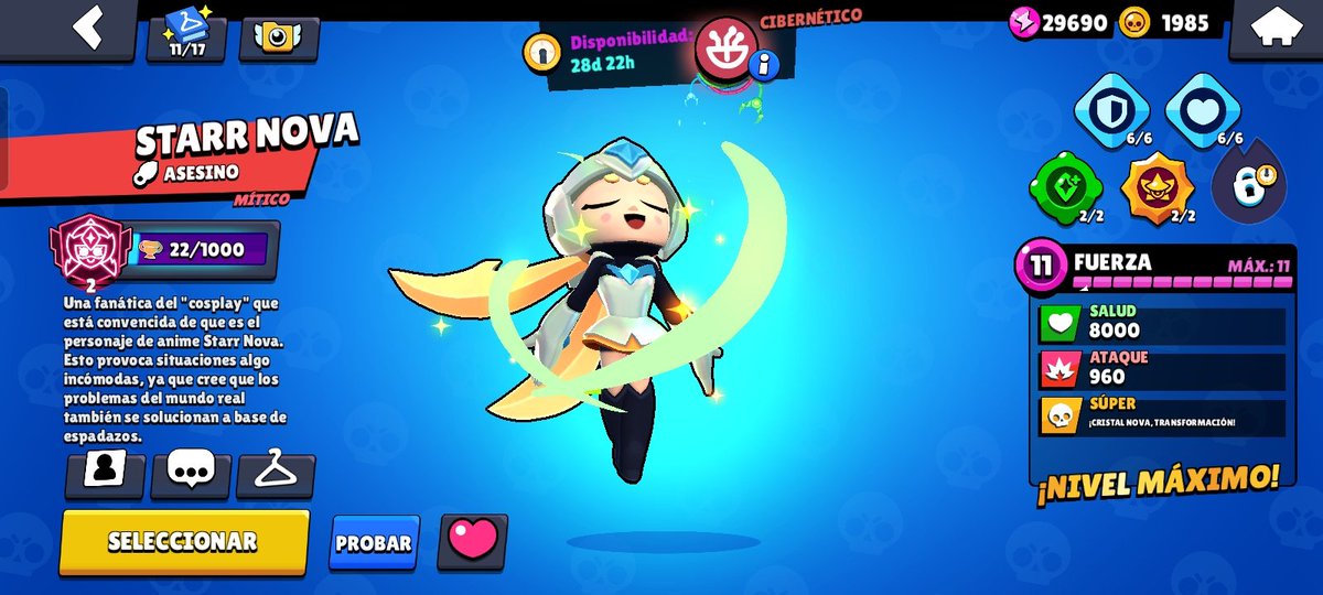 ArteAndChaos's tweet photo. @D4mmyYT pero aun, los hdp hicieron mantenimiento LE METIERON LOS NERFEOS A STARR NOVA y nisiquiera tubieron la dignidad de como minimo activar la hipercarga que literal ya esta en el juego Y HASTA MENCIONARON QUE LE ARREGLARON UN BUG QUE TENIA definitivamente brawl odia a starr nova https://t.co/JkQP1TzvuL