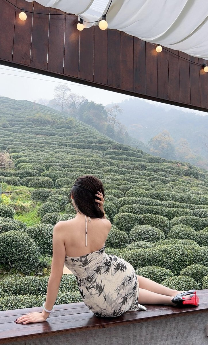 SEOSerives67's tweet photo. 雾气里的茶山，像一幅走不出的水墨画。
穿上这件竹叶裙，坐在云里发呆，风一吹就忘了时间。
原来生活可以这么安静又惊艳�� #茶山旅拍 #竹叶裙 #雾里看山 #治愈系风景 #穿搭日记 https://t.co/QFCUbhzGmW