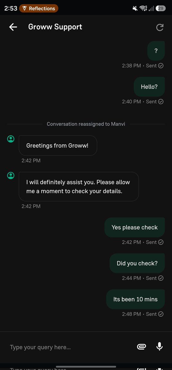 suyashh29's tweet photo. @_groww I pay lakhs in charges and @_groww is not even care to reply for their mistake that they have cut 2k by mistake https://t.co/KjjytOMWPM