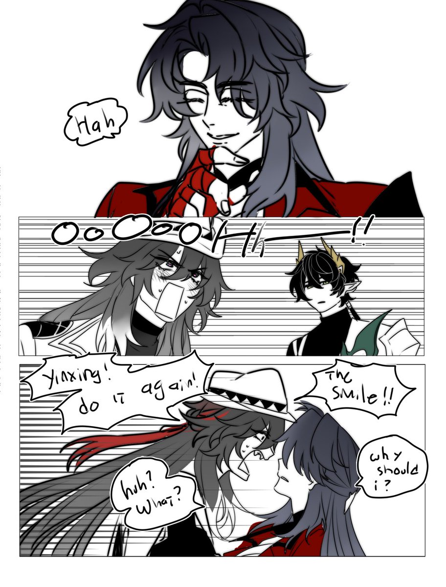 zetsubo12's tweet photo. Ren and his smile 
tbh idk what is it, i got lazy hald way https://t.co/GqprNbzXMF