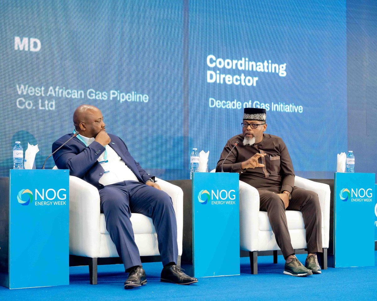 TheDecadeOfGas's tweet photo. Yesterday, The Coordinating Director, Mr. Ed Ubong, joined distinguished industry leaders as a panelist at the Nigeria Oil & Gas (NOG) Conference for a thought-provoking session on "Maximizing Gas Export Potential: Regional Integration for Meeting Global Demand."
During the discussion, he highlighted the importance of regional collaboration, strategic infrastructure development, and policy alignment in unlocking Nigeria's gas export potential and enhancing the country's competitiveness in the global energy market.
The Decade of Gas remains committed to driving conversations and initiatives that position Nigeria's abundant gas resources as a catalyst for sustainable economic growth and energy security.
#DecadeOfGas #NOGConference #GasExports #RegionalIntegration #NigeriaEnergy #EnergyTransition