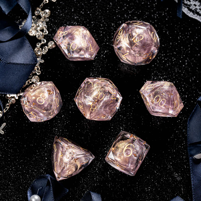 urwizards's tweet photo. Some dice look like they were pulled from a candy-colored spellbook.Which set would your character roll with?

Lavender Swirl
Pink Nebula
Jelly Gummies
Rainbow Resin

#dnddice #ttrpgdice #dicecollection #dungeonsanddragons #dicemaker #resindice #dicegoblin #tabletoprpg https://t.co/xDmKz7sIF8