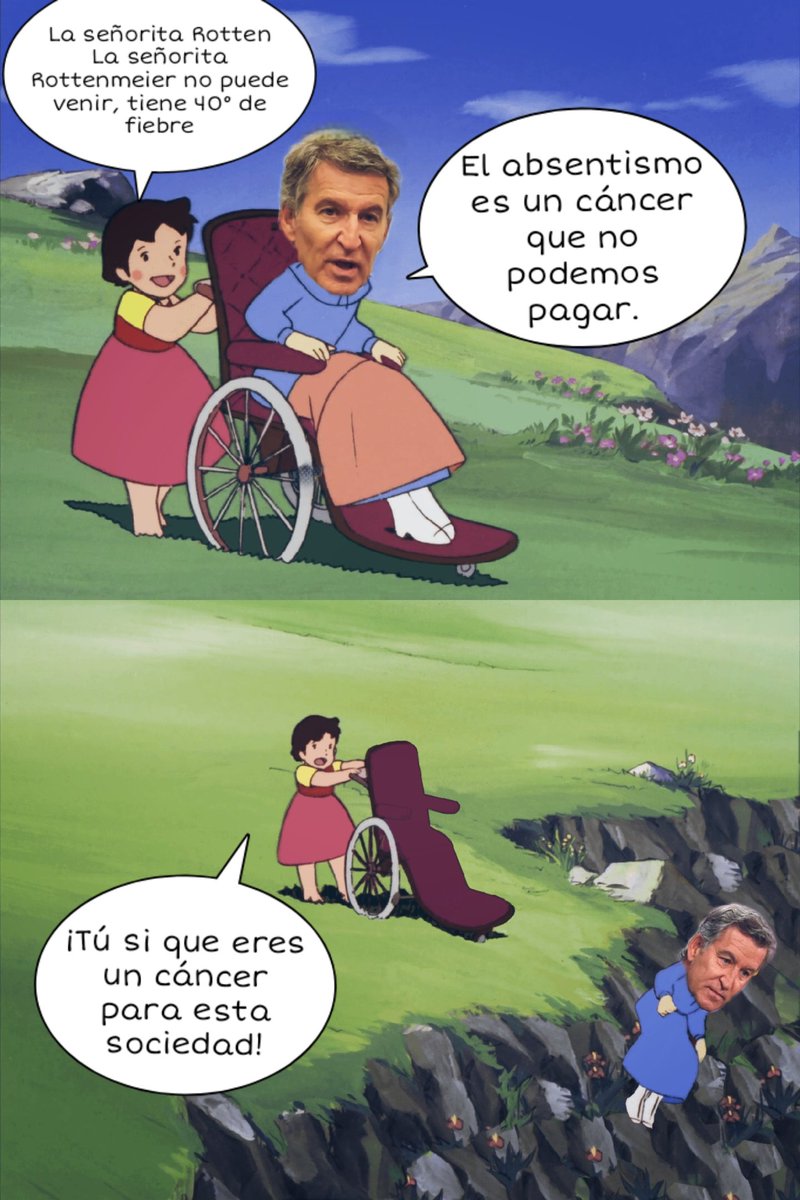 elosqar's tweet photo. El absentismo de Feijóo https://t.co/fKMSBRDw8r