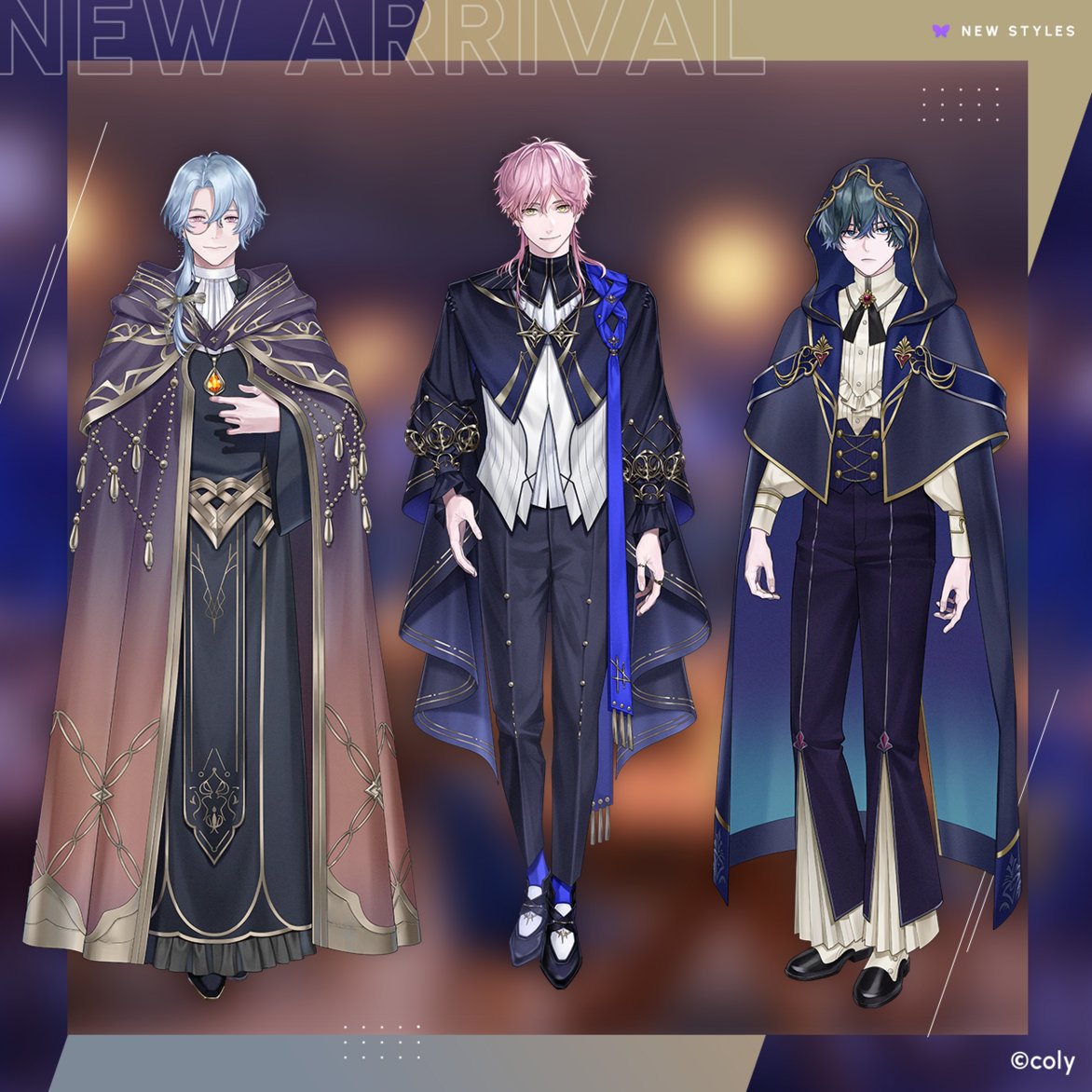 breakmycase's tweet photo. 【イベント情報】

『Milky Way 幾重の想いに約束を』新登場スタッフカードのリビジョン報酬をご紹介。

リビジョン1を達成すると、ホームで着せ替えできるLive2D衣装を獲得できます。

▼新登場カード
　🔮SR 在間樹帆
　🎞SR 綾戸恋
　🍬R 環野揺

#ブレマイ https://t.co/mItRClCUqo