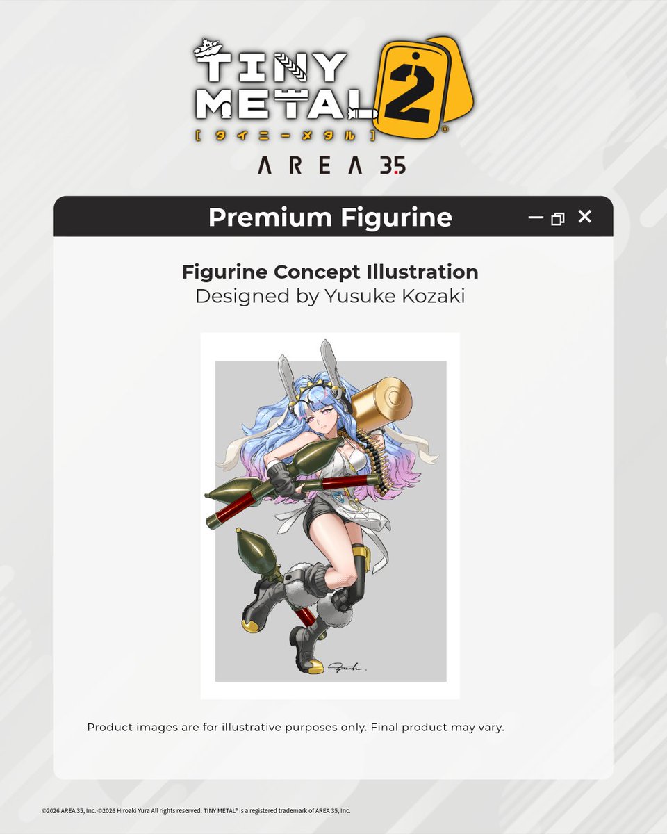 tinymetalgame's tweet photo. ⚔️ A first look at the Lysandra Echo Figurine 👀✨
Get an exclusive look at the work-in-progress Lysandra Echo figurine on display @JapanExpo!
📍 Booth G542, Aisle G, Hall 5A
Work-in-progress prototype shown. Final product may vary.
#TINYMETAL2 #AREA35 #LysandraEcho #Figurine https://t.co/LKc1lYwZMk