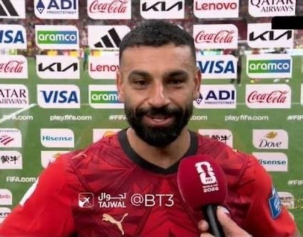 TFRHQ5's tweet photo. 🚨 | Mohammed Salah:

“Honestly, the loss is on us. We may have felt that some refereeing decisions were unfair, but the defeat is 100% on us.

For what it’s worth, I’m grateful I had the chance to compete against Messi. He’s the greatest player the world has ever seen. Not everyone gets the privilege of playing against him.”