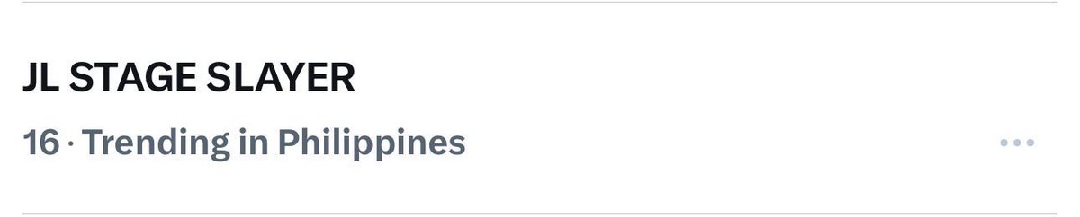 JLGlobalFanbase's tweet photo. Our ace is trending—and rightfully so!

Thank you to your amazing and solid support! Now let's turn all that emotion into an even bigger wave and push his tagline higher! 

JL STAGE SLAYER
#AHOF_RunToYou
#아홉  
#AHOF_JL 
#제이엘
@AHOF_official https://t.co/oviQ1AJu3F