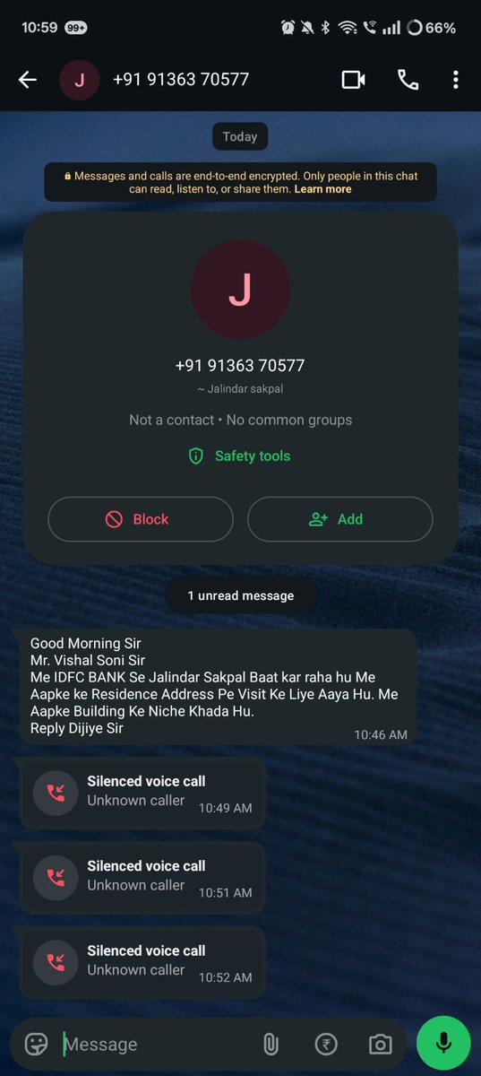 sOrd1000's tweet photo. Hi Team, We are continuously receiving calls from your recovery agents. They are threatening us and visiting our home without our permission. Please stop this harassment immediately, or we will escalate the matter through and the appropriate authorities. @IDFCFIRSTBank @RBI https://t.co/uBpz5wwBqG