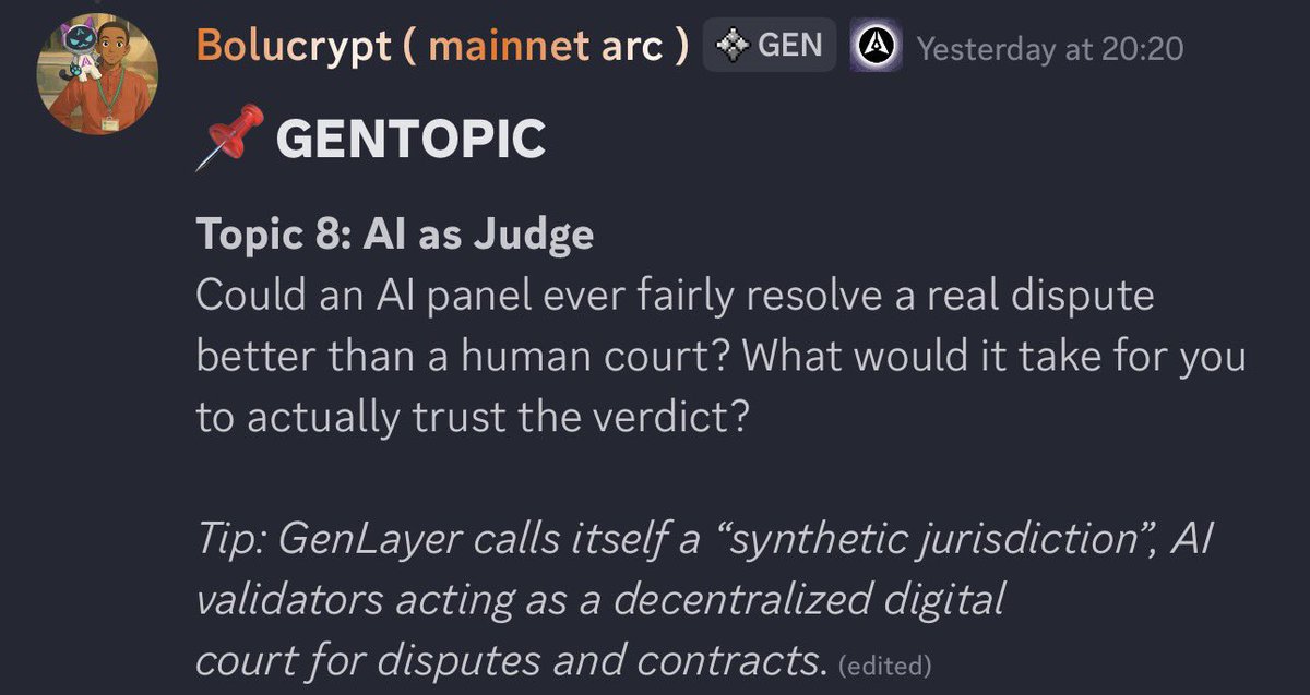 lamide_nova's tweet photo. 📅 GenSync — Wednesday, July 8th

AI & Blockchain Quiz
🕐 13:00 UTC
👉 https://t.co/aI9p16auWG

🧩 GenPuzzles with @spacejunnk 
🕐 15:00 UTC

🌍 GeoGuessr with @Andrew62905879 
🕓 16:00 UTC

📍 GenTopic of the Day
👉 https://t.co/KRHEXihROF

🗣️ GenDebate
👉 https://t.co/NviStKYH5p