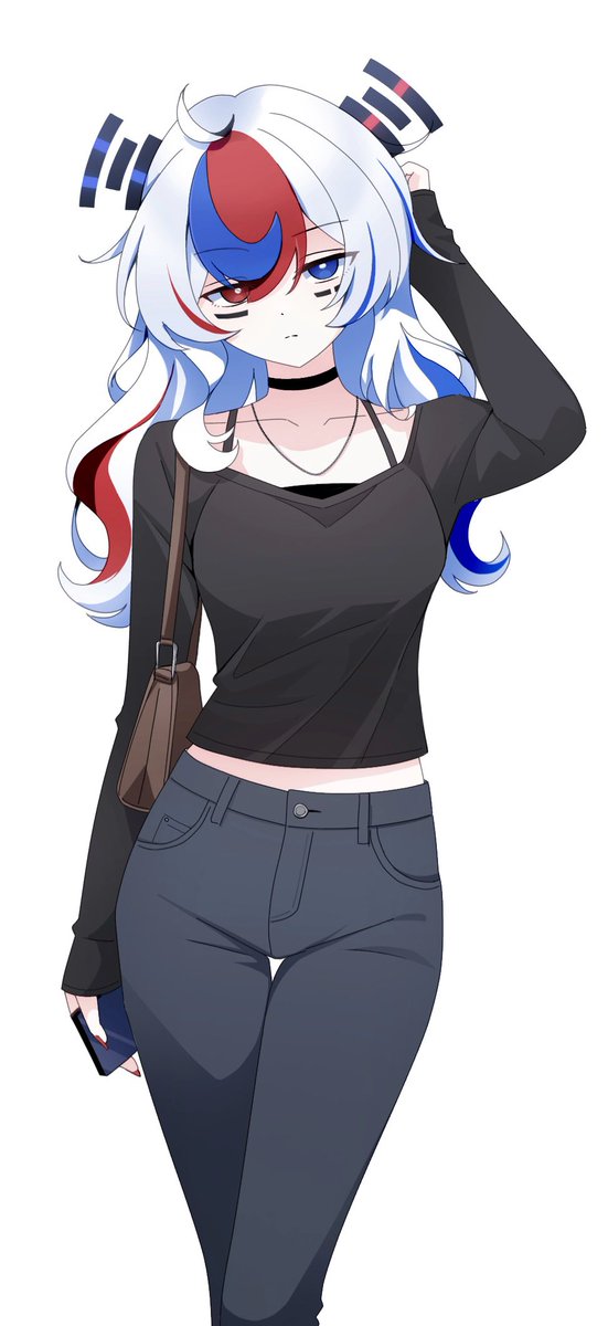 tansk39's tweet photo. ※私服捏造
🇰🇷ちゃんはシンプルで身体のラインが見える私服を着てほしいと思うなど……
#国旗娘 https://t.co/eT0X8vQebx