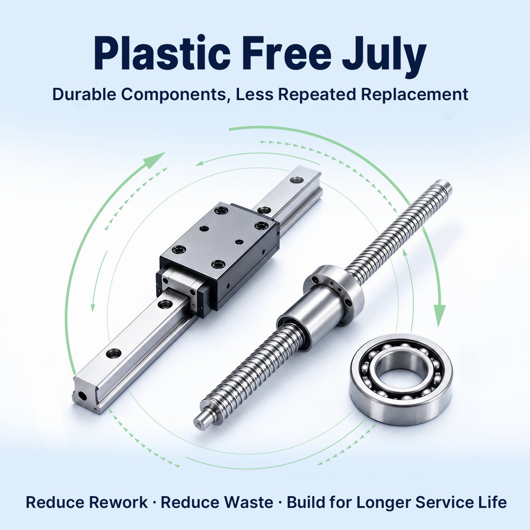 JLCMC_official's tweet photo. PlasticFreeJuly in industrial assembly = Stopping the waste of time & budget! 🛠

Better fasteners, bearings, and linear guides mean:
❌ Fewer replacements
❌ Fewer design rework
❌ Reduced maintenance
Durable Components, Less Waste.
🔗 Build sustainable builds with JLCMC: [https://t.co/bhRvIJEiF8]

#JLCMC #SustainableManufacturing #PlasticFreeJuly