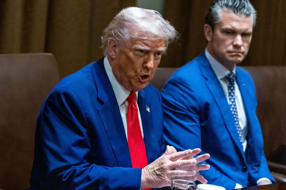 thecableng's tweet photo. Trump says Iran ceasefire over as fighting resumes 

US President Donald Trump said the ceasefire with Iran was “over” on Wednesday, after fighting flared between the countries sparked by Iranian attacks on ships in the vital Strait of Hormuz.

The strategic shipping route remains a flashpoint in the conflict, which began in late February with massive US-Israeli strikes on Iran.

https://t.co/D5wTjd8Rle