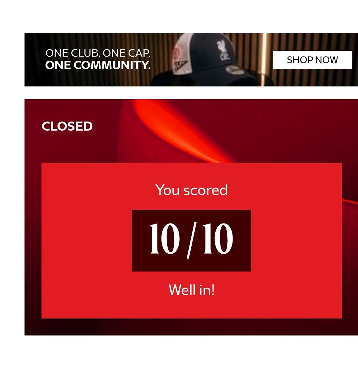 Chehous's tweet photo. @LFC What do I win? https://t.co/fSQBL4jEZg