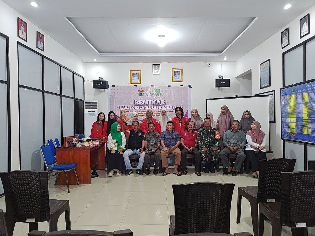 1420_sidrap's tweet photo. Babinsa Desa Kanie dari Koramil 1420-03/Maritengngae, Serda M. Ali Hanapi, menghadiri acara Seminar Praktek Belajar Lapangan (PBL) Fakultas Kesehatan Masyarakat (FKM) Universitas Hasanuddin (Unhas). Rabu (08/07/2026) https://t.co/CmZfdhjDZN