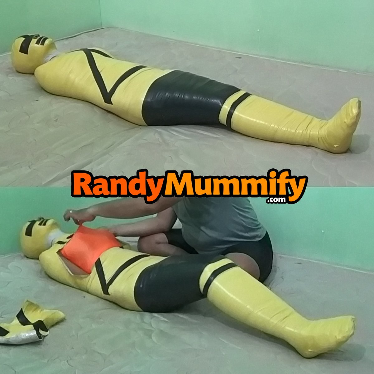 randy_mummify's tweet photo. Double Layes Mummification (Yellow Ranger) Style.
@---> https://t.co/QhwxXFZ6OD

#mummified #mummification #bdsmart #mummy #fetish #bdsm_ #randymummify https://t.co/DcQ3zxfiAn