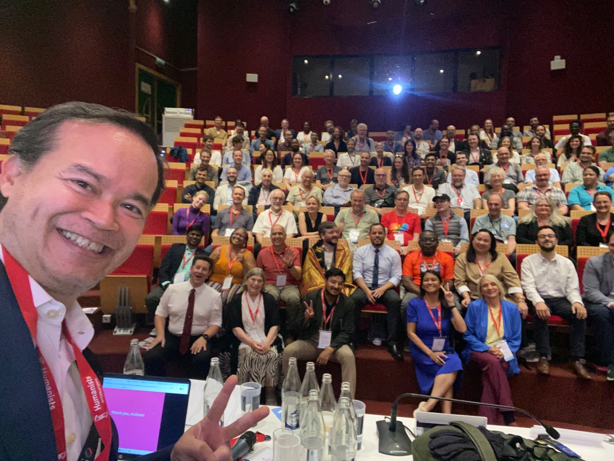 humanistsmy's tweet photo. One year ago today: the most epic photo of HI’s GA 2025! #HumanistsInternational #IHC2025 #HumanistsMalaysia #Humanism #LovelyDay https://t.co/ogvS6DG43E