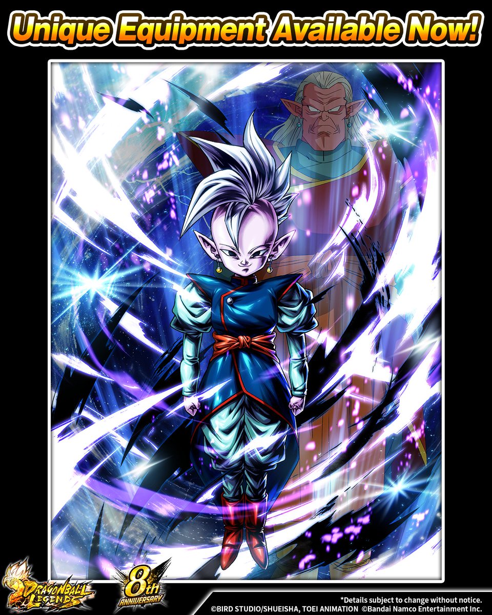 DB_Legends's tweet photo. ◥◣New Unique Equipment Info!◢◤

Unique Equipment for SPARKING East Supreme Kai Shin (DBL71-03S) is available now!

Get it to power up this character!

#UnpredictableDBL8th
#DBLegends
#DragonBall https://t.co/1w5dYDv6JM