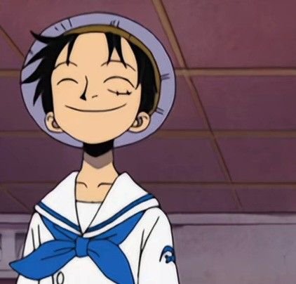 shirolikessanji's tweet photo. Marine boy Luffy was so cute, I could cry https://t.co/UYF3djERQI