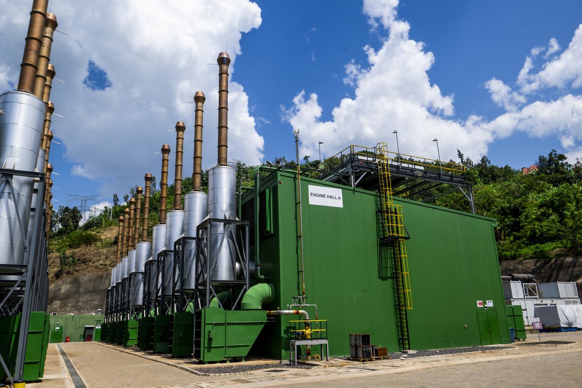 RwandaInfra's tweet photo. Did you know?
The Shema Power Lake Kivu Plant in @RubavuDistrict is Rwanda's first power plant to generate 50 MW of electricity from methane gas extracted from Lake Kivu, making it the country's largest methane-to-power facility. 1/2 https://t.co/igcMXeE9DX