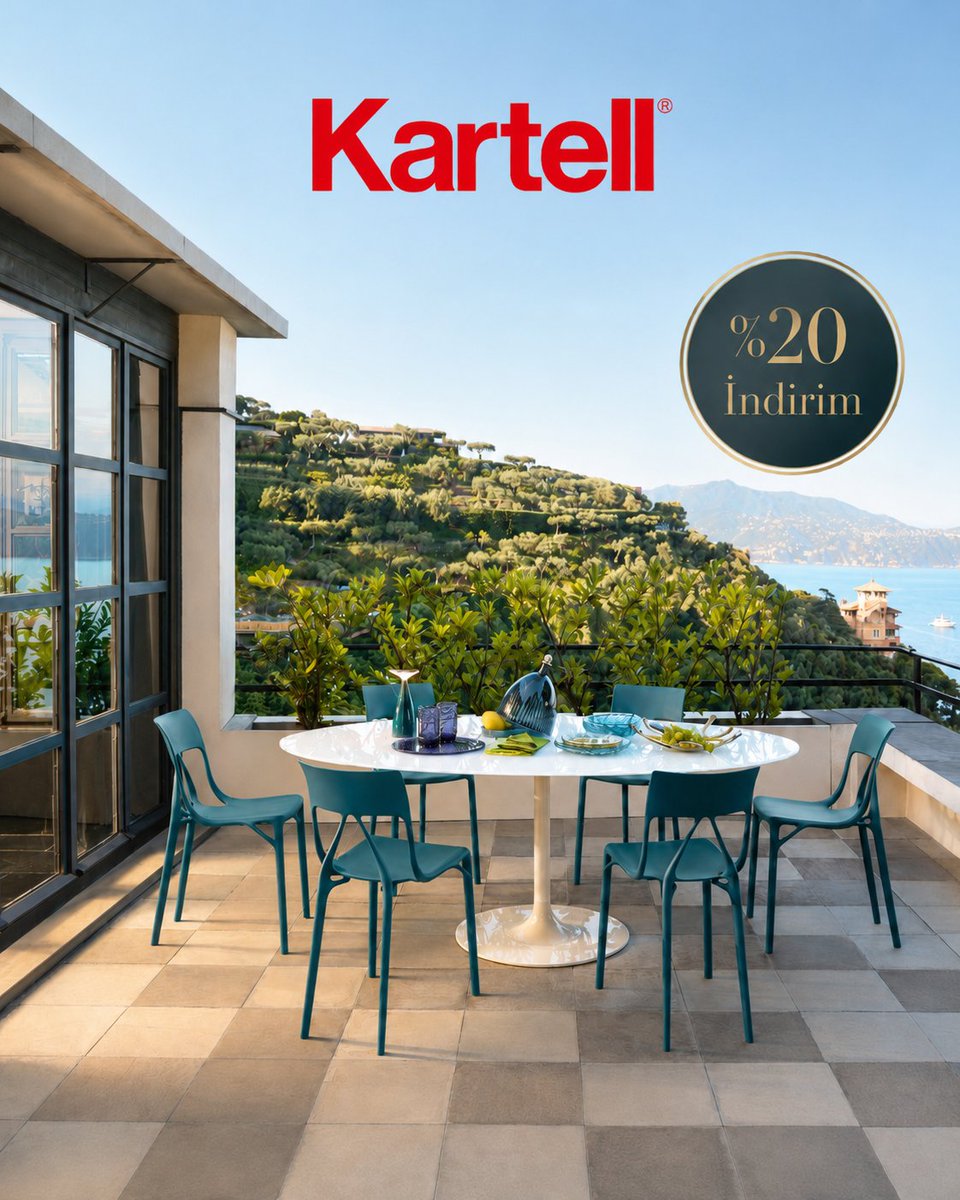 selectioncumba's tweet photo. Kartell tasarımlarında yaz fırsatı devam ediyor!
Modern ve ikonik Kartell ürünlerinde %20 indirim fırsatı online alışveriş sitemizde ve mağazalarımızda sizi bekliyor.✨️
#cumbaselection #kartell #kartellflagstore #kartelldesign #kartellflagistanbul https://t.co/t3avoVfP3J