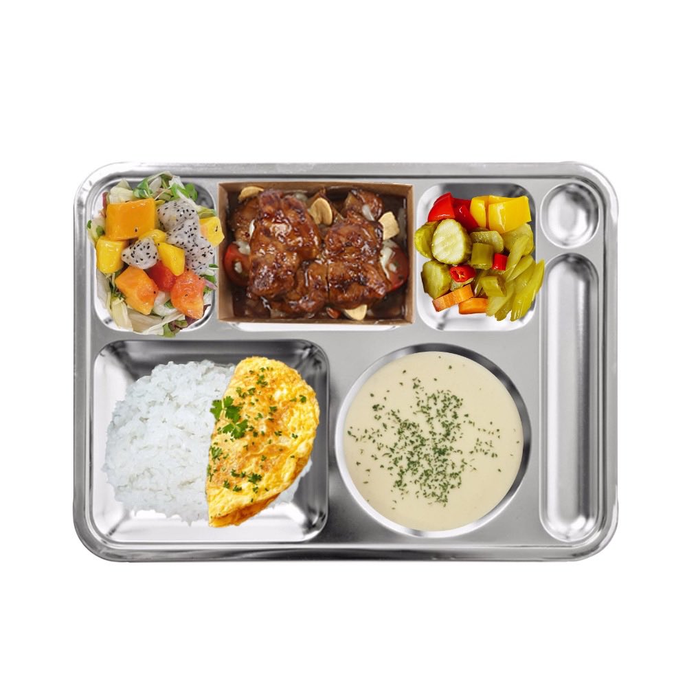 tokki_meal's tweet photo. 26.07.08 (수) 석식

밥
블랙치킨스테이크
오믈렛
크림스프
열대과일요거트샐러드
모듬피클

1290.72 Kcal https://t.co/tcib6WQxcD
