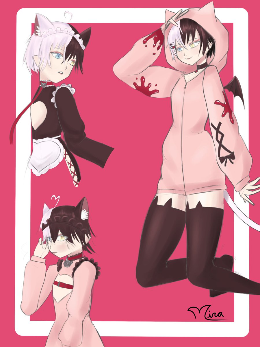 Vtuber_Mira's tweet photo. Yay attack for @liduqil, I may have stayed up way too late xd #JunYuufanart https://t.co/e0KhshcAsS